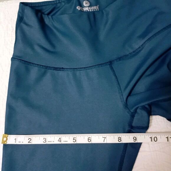 90 Degree By Reflex Blue Leggings Women's For Yoga and Exercise Size S - Picture 8 of 10